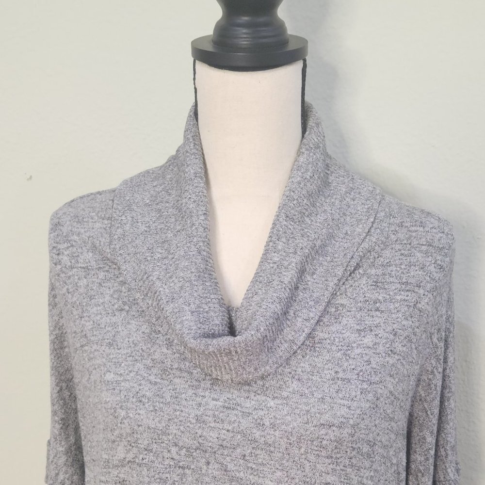 NWOT Postmark by Anthropologie Gray Lassen Cowl Neck Sweater - Picture 5 of 9